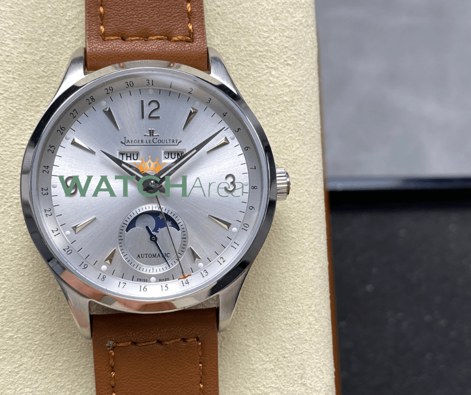 Jaeger-LeCoultre Master Calendar - Silver Dial - Brown Leather Strap