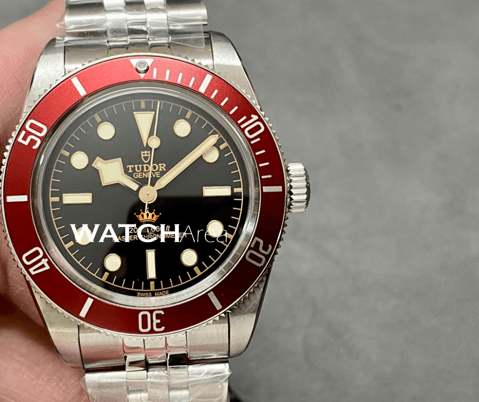 Tudor Black Bay - Black Dial/Burgundy Bezel - SS Strap
