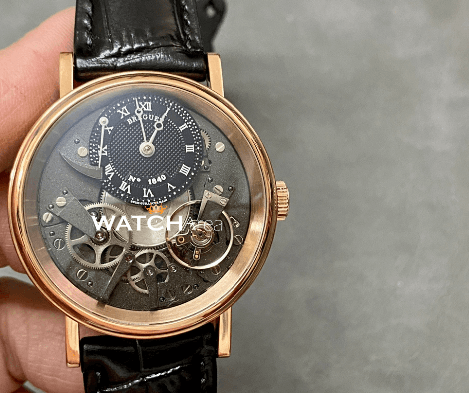 Breguet Tradition - Black Leather Strap