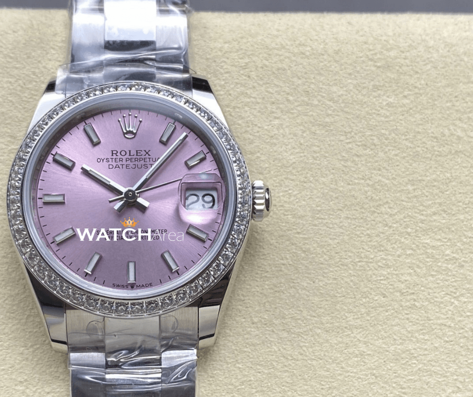 Rolex Datejust 31 - Pink Dial - Oyster Strap