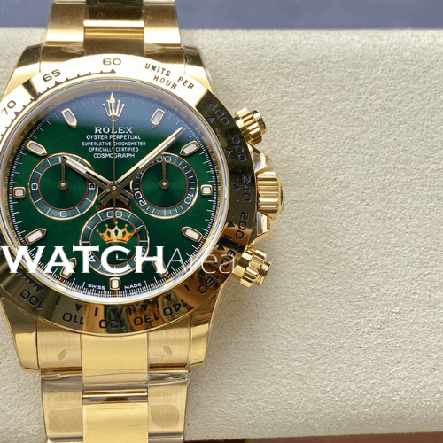 Rolex - Daytona - YG/Green Dial - Oyster Strap