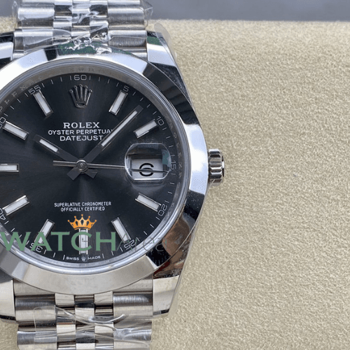 Rolex - Datejust 41 - Gray Dial - Smooth Bezel - Jubilee Strap