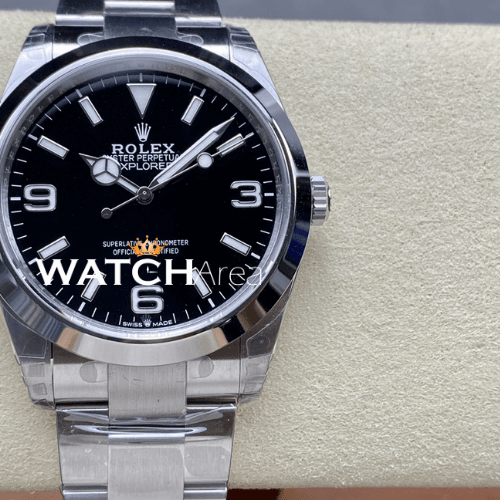 Rolex - Explorer I - Black Dial - Oyster Strap