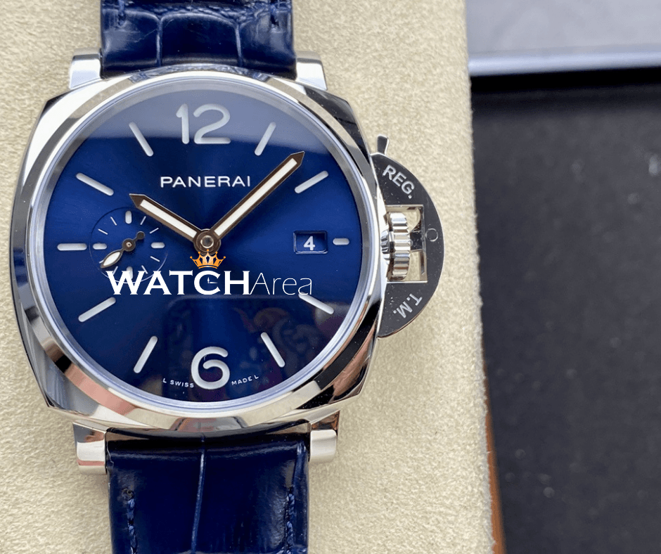 Panerai Luminor Due - Blue Dial - Blue Leather Strap