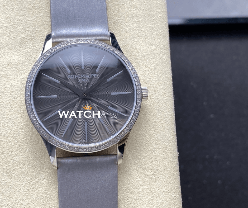 Patek Philippe Calatrava - Gray Dial - Satin Strap