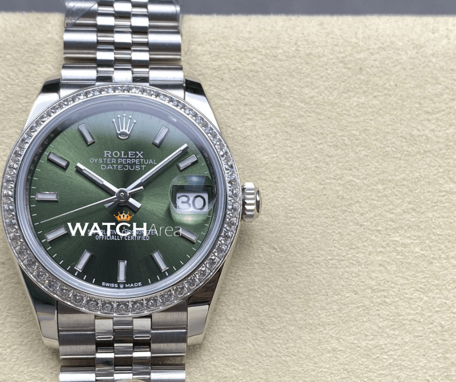 Rolex Datejust 31 - Green Dial - Jubilee Strap