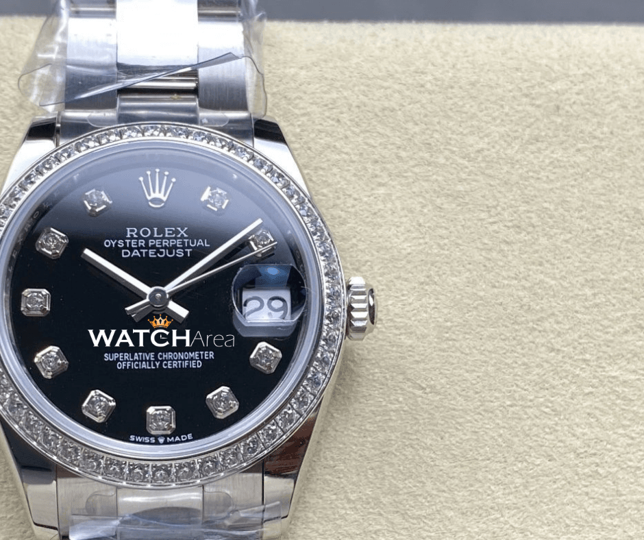 Rolex Datejust 31 - Black Dial - Oyster Strap