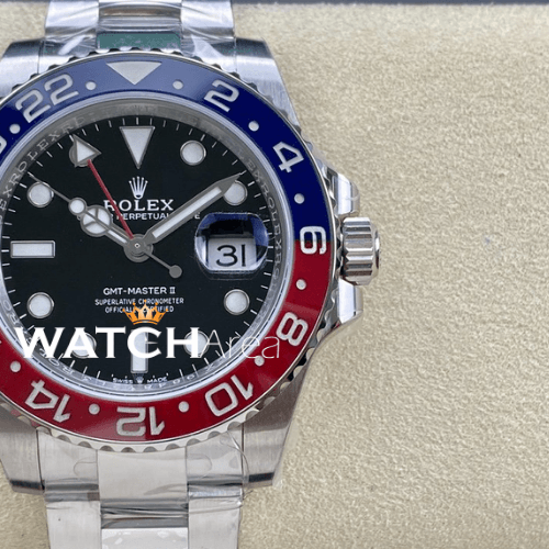 Rolex - GMT Master II/Pepsi - Black Dial - Oyster Strap