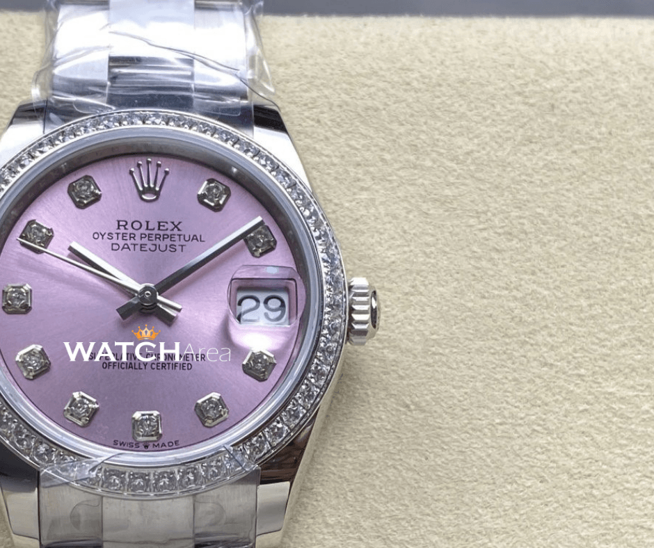 Rolex Datejust 31 - Pink Dial - Oyster Strap