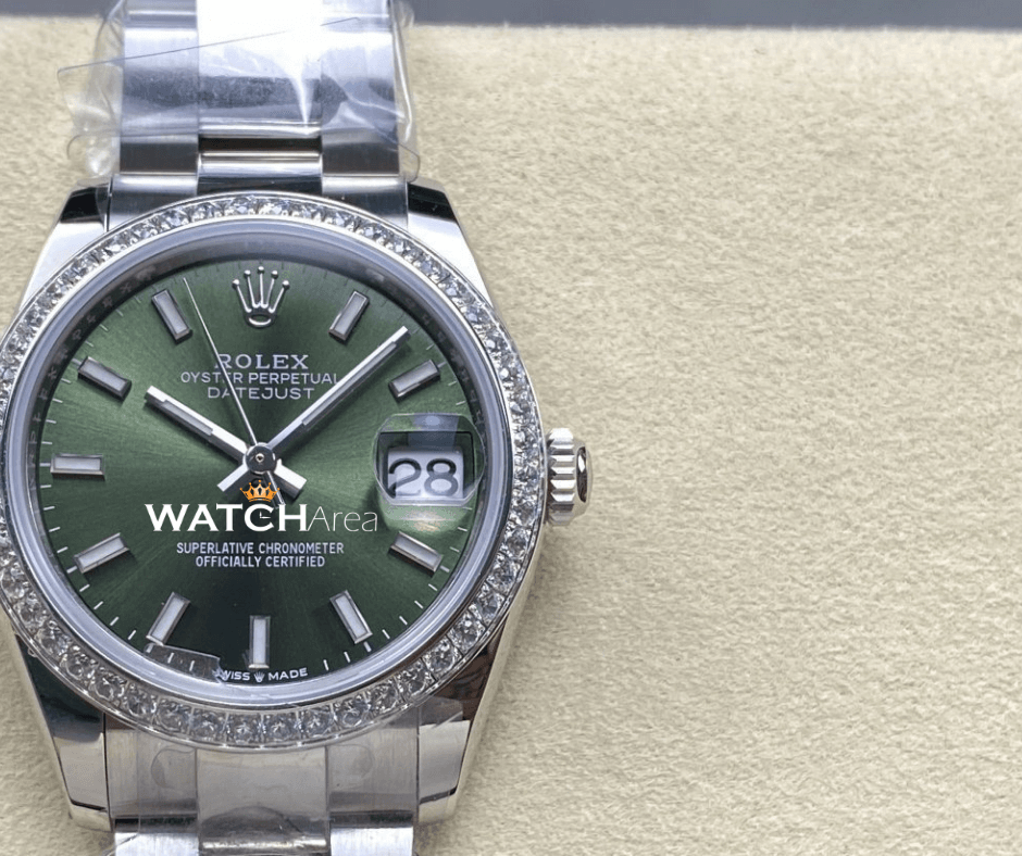 Rolex Datejust 31 - Green Dial - Oyster Strap