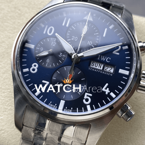 IWC - Pilot's Watch - Blue Dial - SS Strap 2