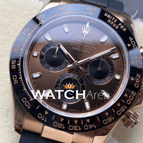 Rolex - Daytona - Chocolate Dial - Black Oysterflex Rubber Dial 2