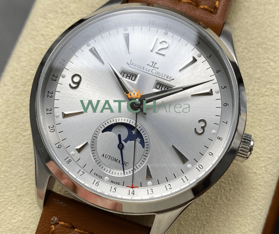 Jaeger-LeCoultre Master Calendar - Silver Dial - Brown Leather Strap 2