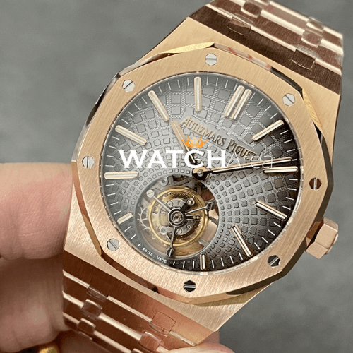 Audemars Piguet - Royal Oak - Tourbillon - Rose Gold - Gray Dial 2