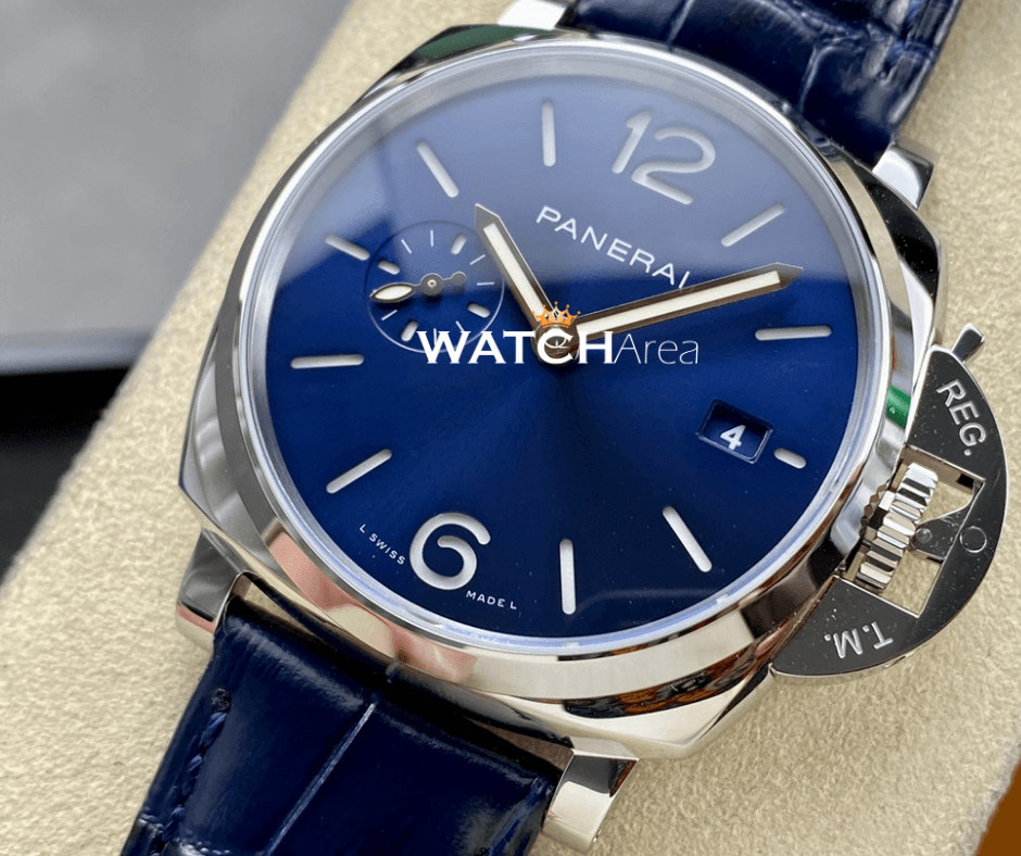 Panerai Luminor Due - Blue Dial - Blue Leather Strap 2