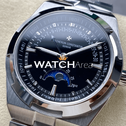 Vacheron Constantin - Overseas/Moon phase - Black Dial - SS Strap 2