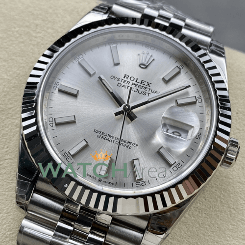 Rolex - Datejust 41 - SIlver Dial - Fluted Bezel - Jubilee Strap 2