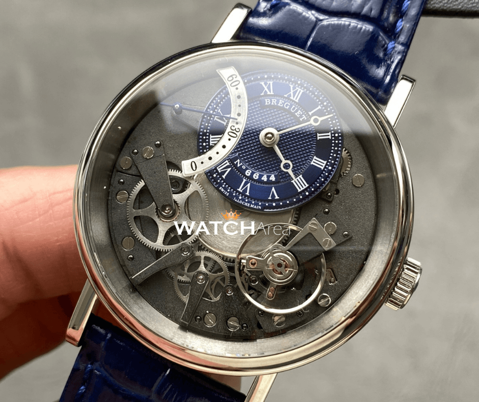 Breguet Tradition - Blue Leather Strap 2