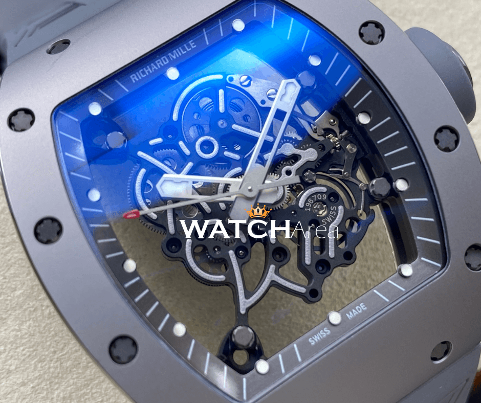 Richard Mille "Bubba Watson" Limited - Silver Rubber Strap 2
