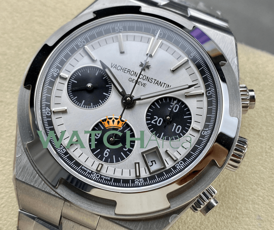 Vacheron Constantin - Overseas/Chronograph - White/Black Dial - SS Case - SS Strap 2