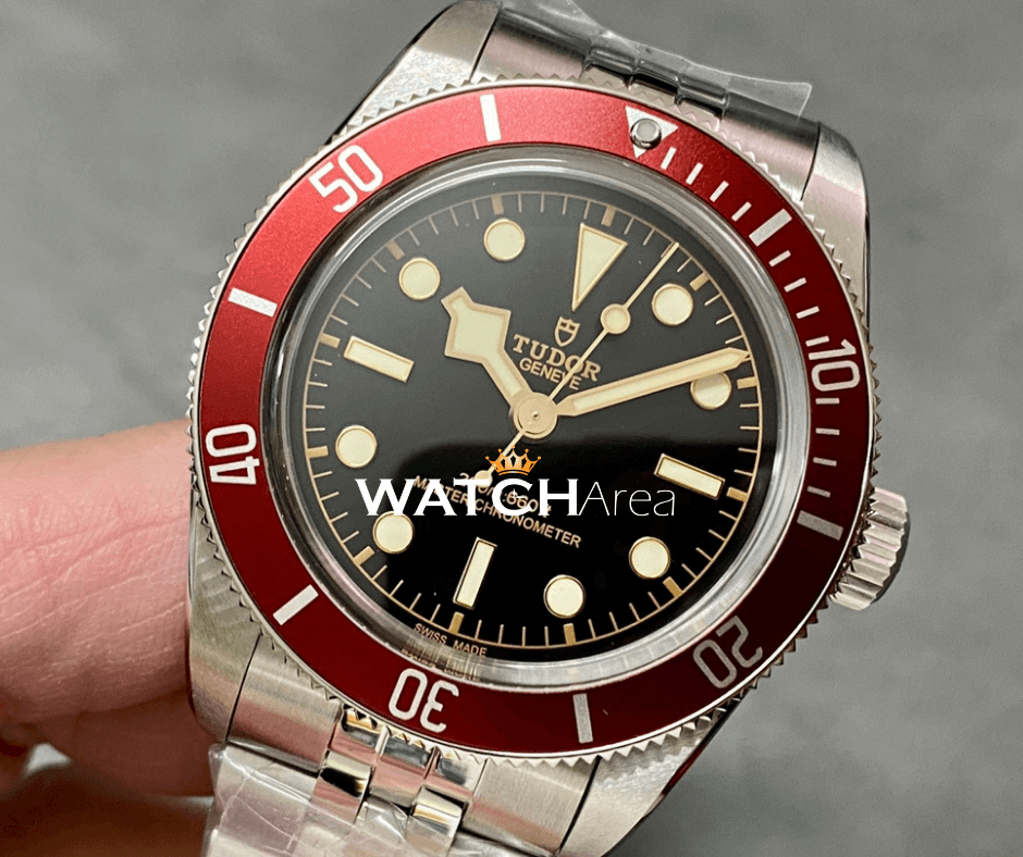 Tudor Black Bay - Black Dial/Burgundy Bezel - SS Strap 2