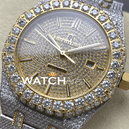 Audemars Piguet - Royal Oak - Moissanite - Gold Dial 2