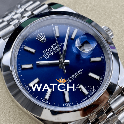 Rolex - Datejust 41 - Blue Dial - Smooth Bezel - Jubilee Strap 2