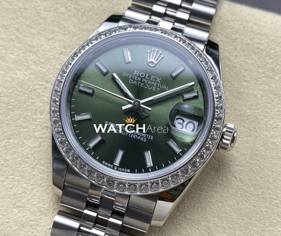 Rolex Datejust 31 - Green Dial - Jubilee Strap 2