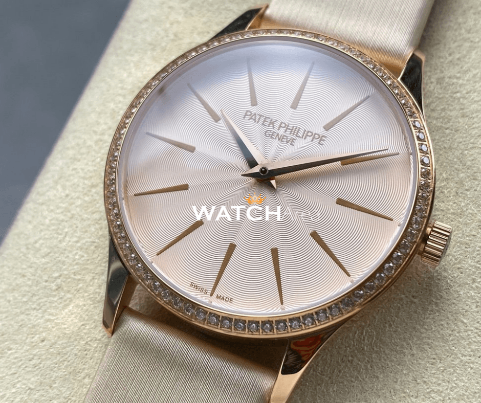 Patek Philippe Calatrava - Cream Dial - Satin Strap 2