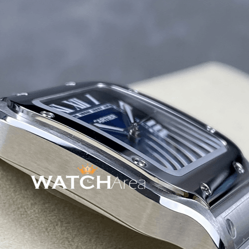 Cartier - Santos - Blue Dial - SS Strap 4