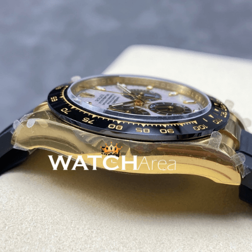 Rolex - Daytona - Gold/Meteorite Dial - Black Oysterflex Rubber Strap 3