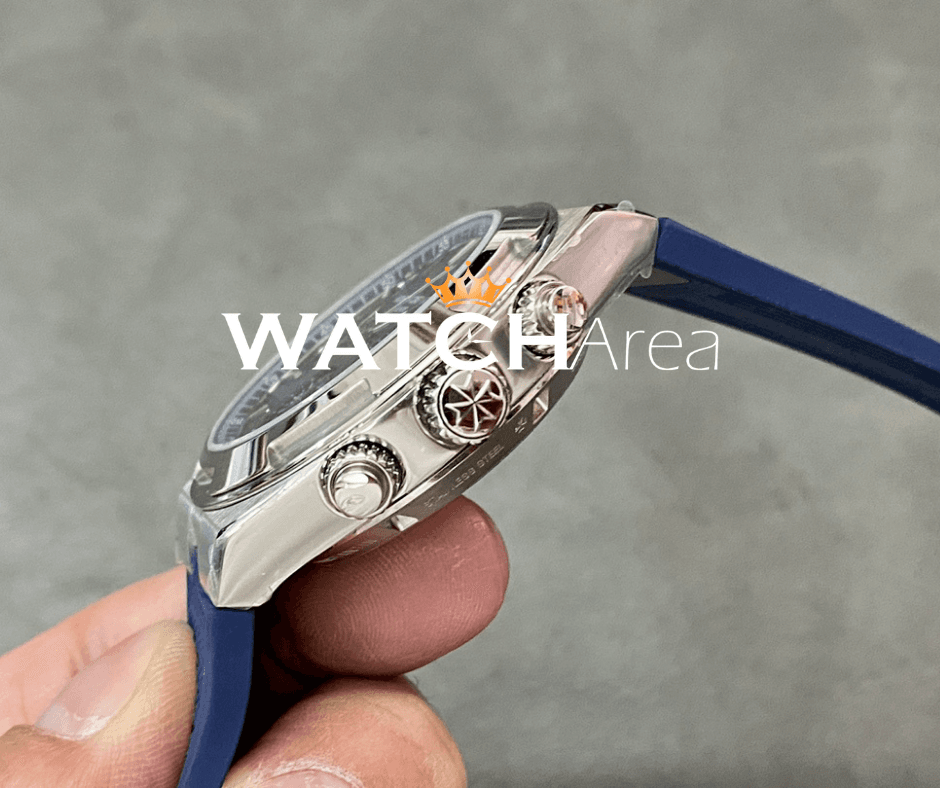 Vacheron Constantin - Overseas/Chronograph - Blue Dial - SS Case - Blue Rubber Strap 2