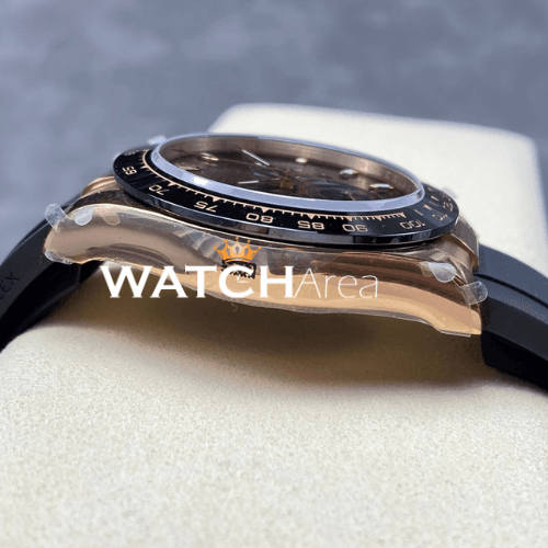 Rolex - Daytona - Chocolate Dial - Black Oysterflex Rubber Dial 3