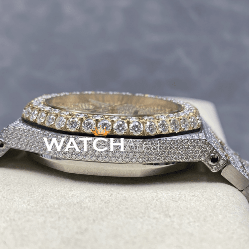 Audemars Piguet - Royal Oak - Moissanite - Gold Dial 3