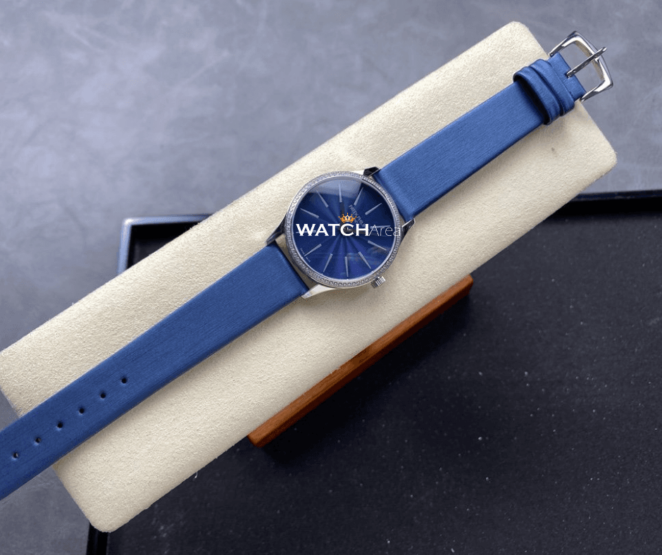 Patek Philippe Calatrava - Blue Dial - Satin Strap 3