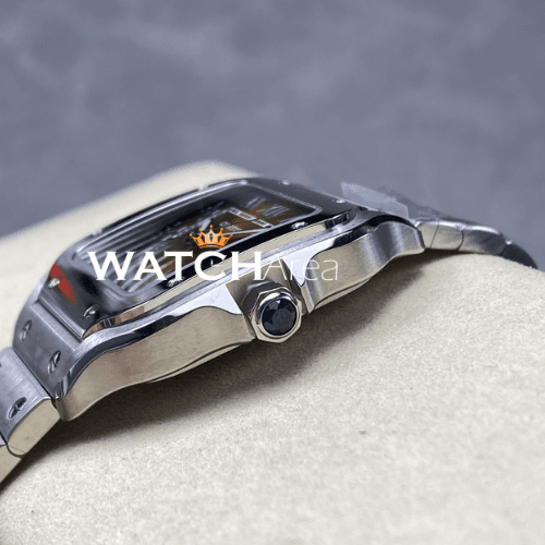 Cartier - Santos - Brown Dial - SS Strap 3