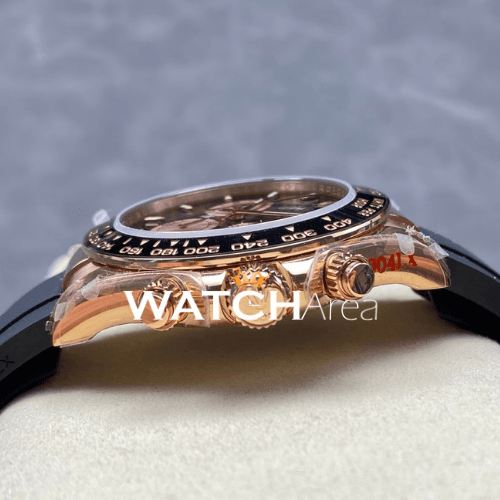 Rolex - Daytona - Black/RG Dial - Black Oysterflex Rubber Strap 3