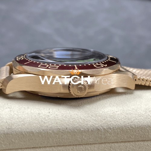 Omega - Seamaster - Black Dial - BG Milanese Strap 4