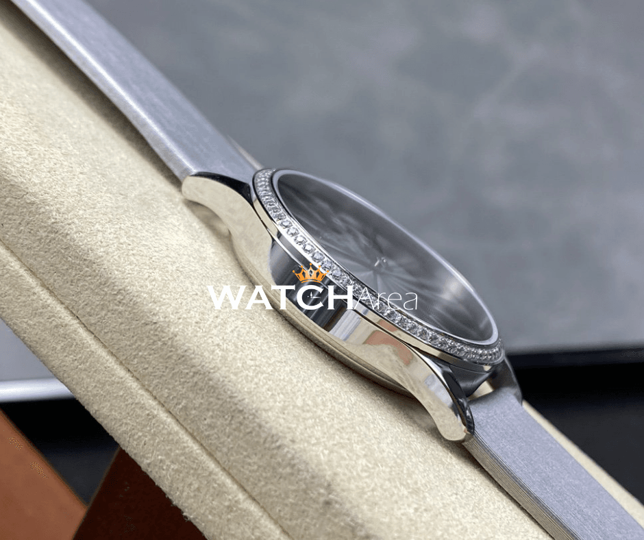 Patek Philippe Calatrava - Gray Dial - Satin Strap 4