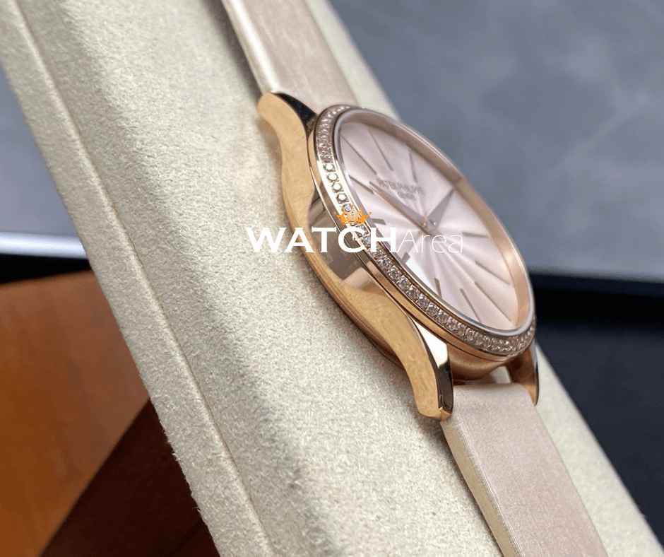 Patek Philippe Calatrava - Cream Dial - Satin Strap 5