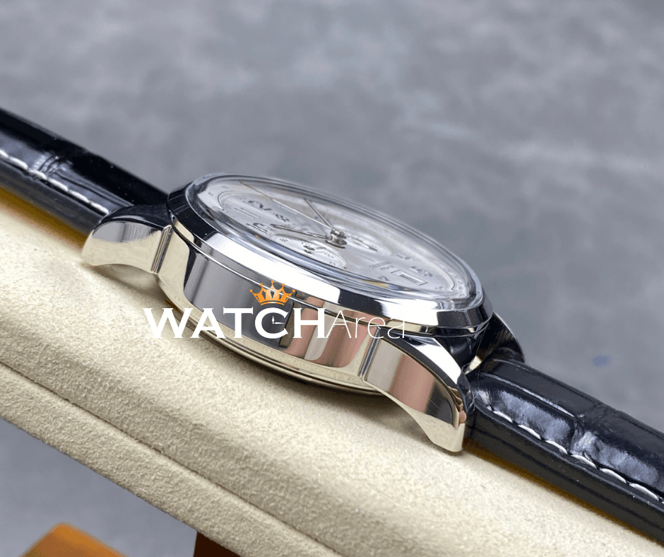 Breitling Chronometer Premier (Ref. AB0930371G1P1). White Dial, SS Case on Black leather strap. 5