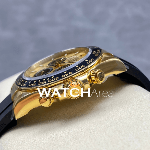 Rolex - Daytona - Yellow Gold Dial - Black Oysterflex Rubber Strap 3