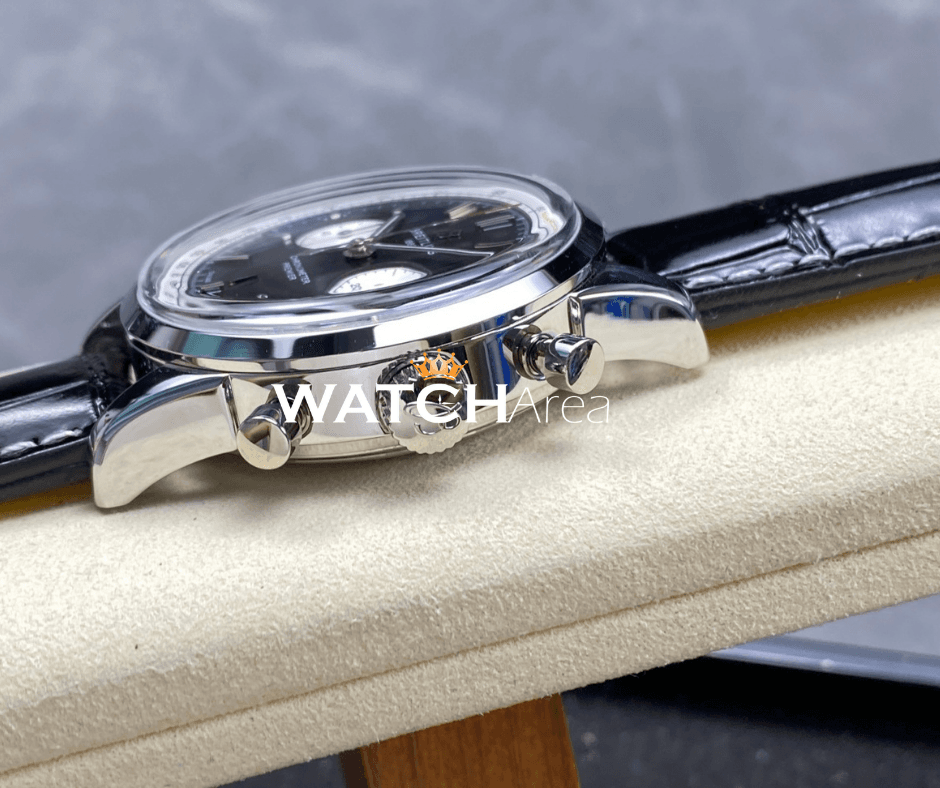 Breitling Chronometer Premier - Black Dial - Black Leather Strap 4