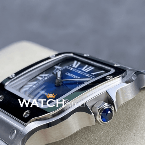 Cartier - Santos - Blue Dial - SS Strap 3