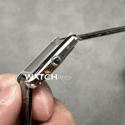 Cartier - Tank Must - Black Dial - Black Leather Strap 3