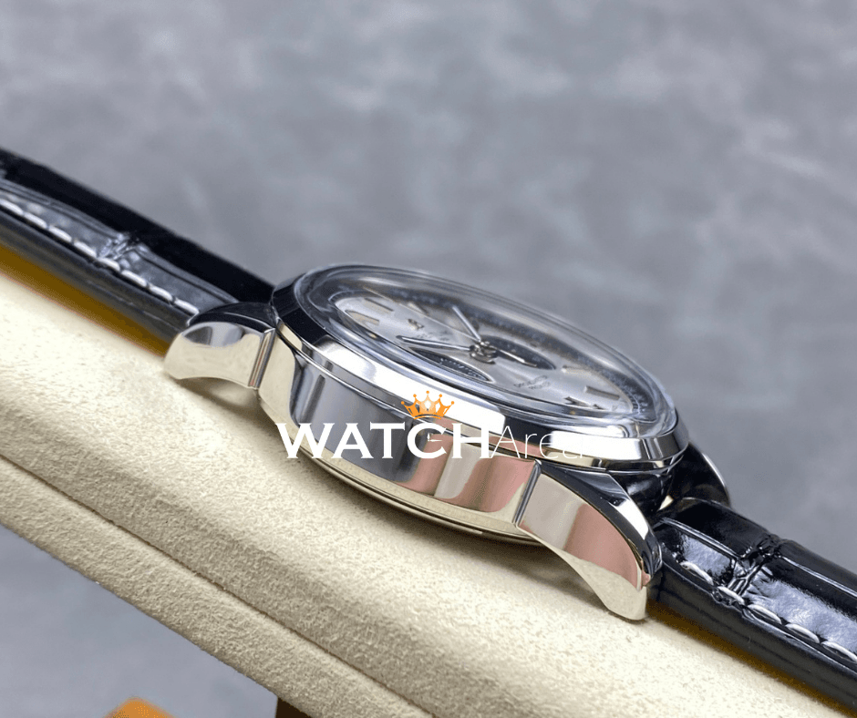 Breitling Chronometer Premier - Silver Dial - Black Leather Strap 5