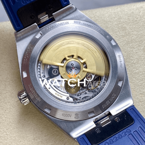 Vacheron Constantin - Overseas/Moon Phase - Blue Dial - Blue Rubber Strap 7