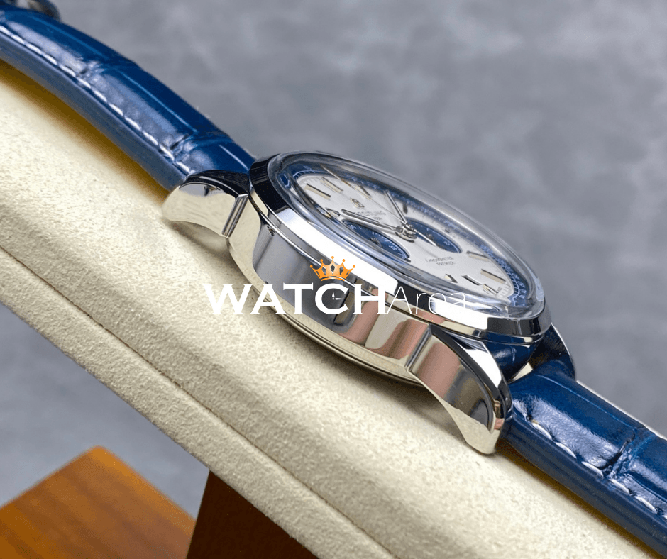Breitling Chronometer Premier - White Dial - Blue Leather Strap 5