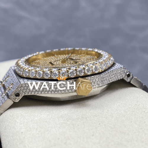 Audemars Piguet - Royal Oak - Moissanite - Gold Dial 4