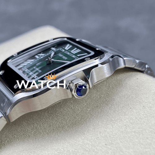Cartier - Santos - Green Dial - SS Strap 3